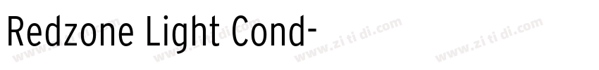 Redzone Light Cond字体转换